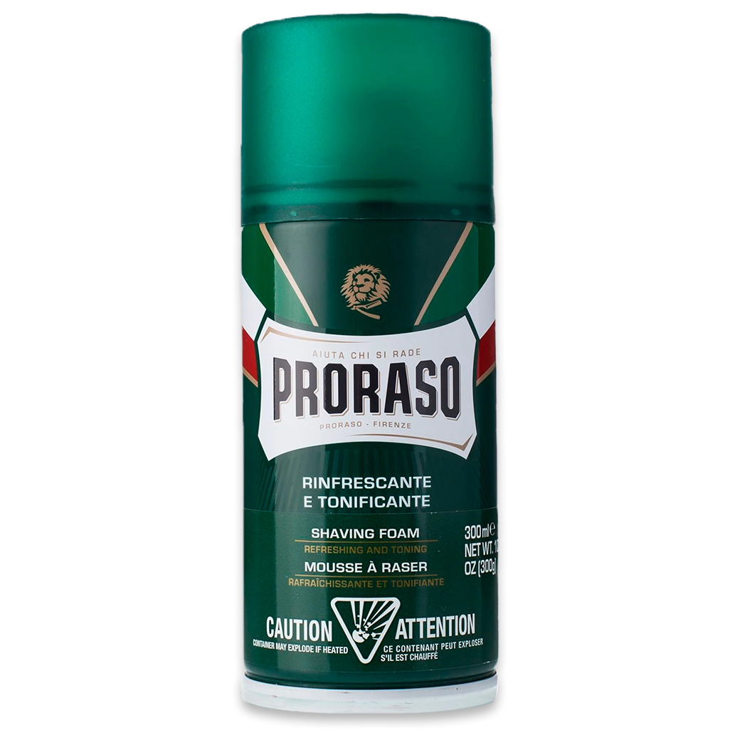 Пена для бритья с маслом эвкалипта и ментолом PRORASO